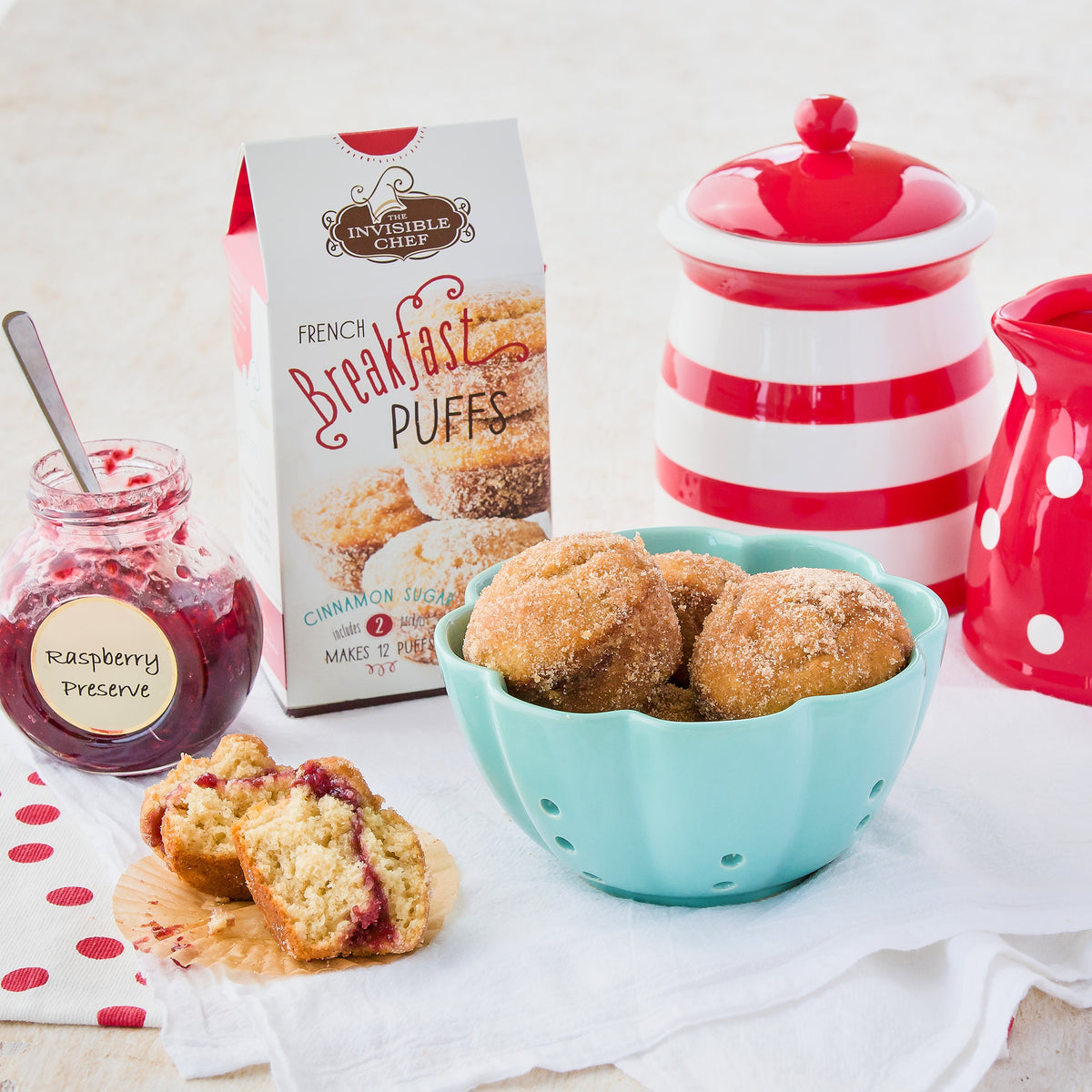 Jelly Filled French Breakfast Puffs – The Invisible Chef