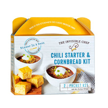 Load image into Gallery viewer, Dinner In A Dash – Chili Starter & Cornbread Kit