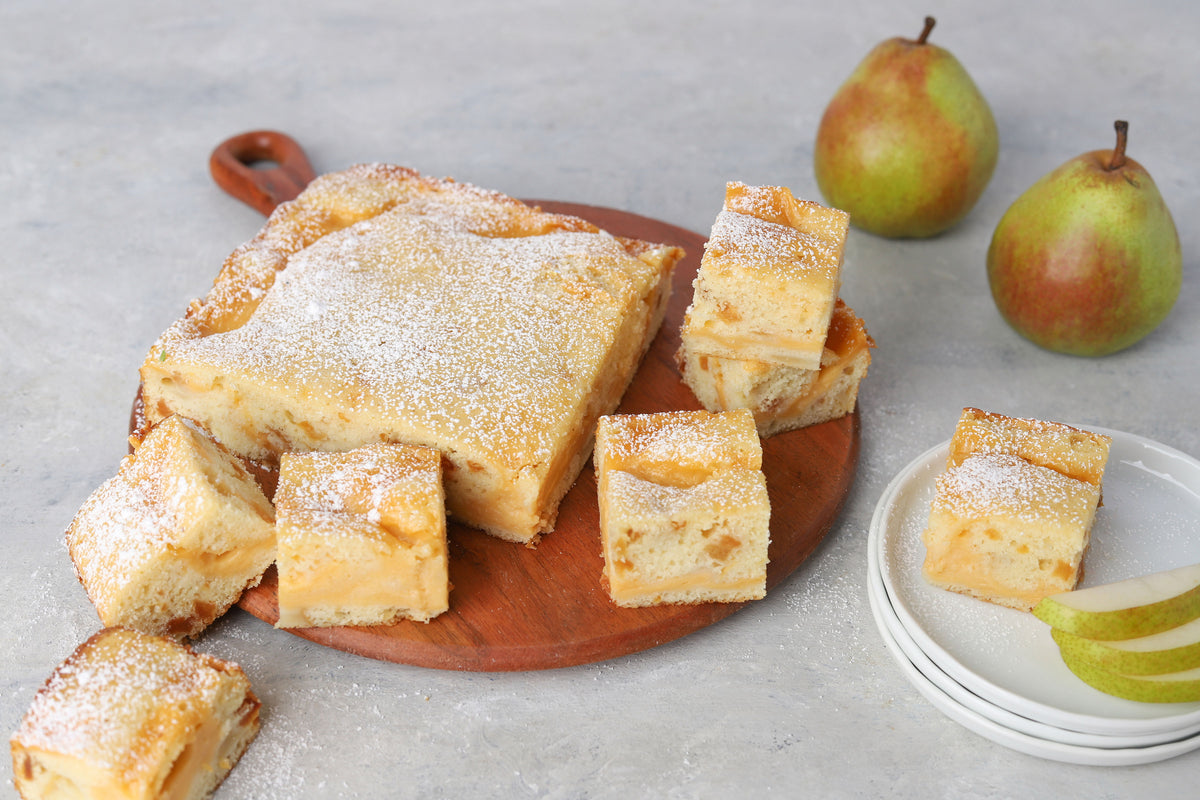 Citrus Pear Pudding Cake – The Invisible Chef