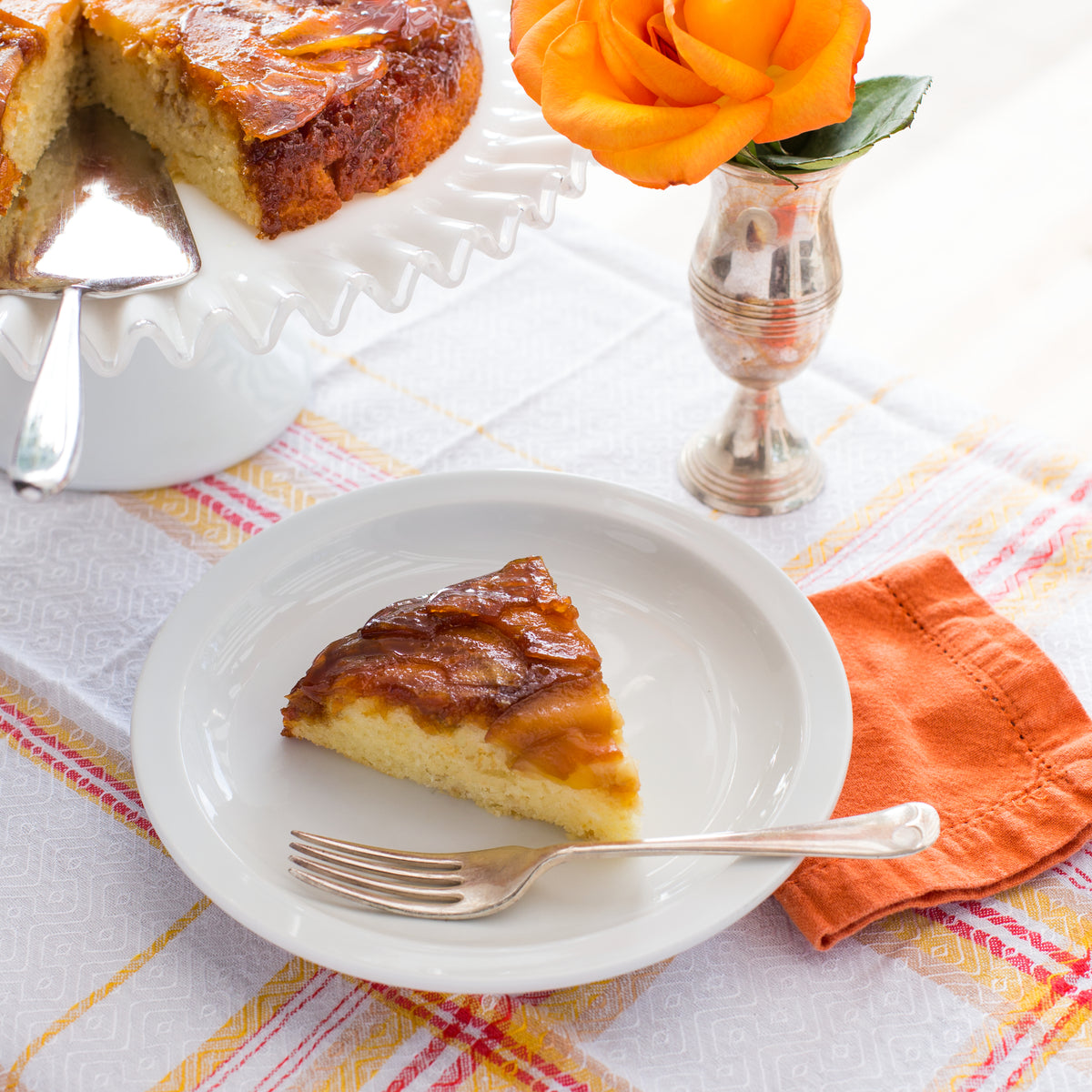 Caramel Apple Upside Down Cake Recipe | The Invisible Chef