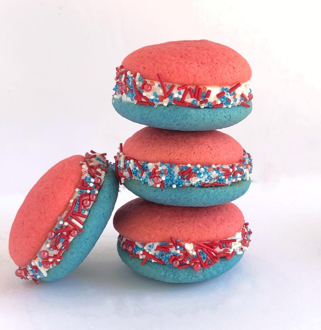 Red, White & Blue Sandwich Cookie