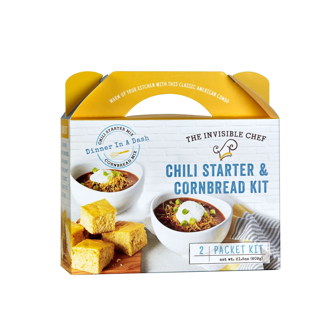 Dinner In A Dash - Chili Starter & Cornbread Baking Kit