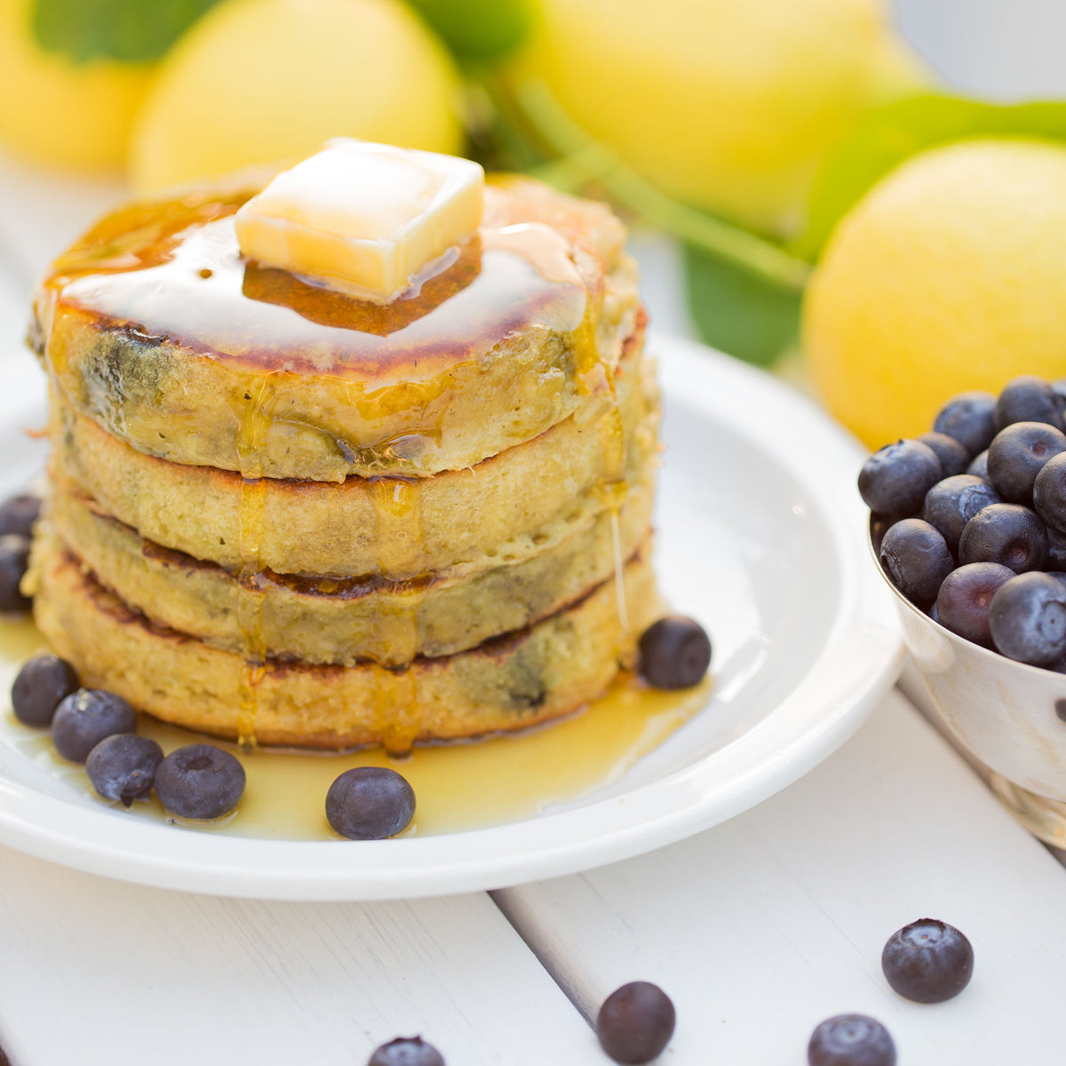 Lemon Blueberry Pancake & Waffle Mix | The Invisible Chef
